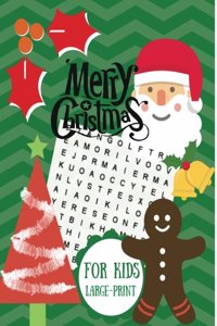 Merry Christmas For Kids Large Print