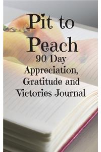 Pit to Peach 90 Day Journal in BW