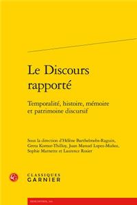 Le Discours Rapporte