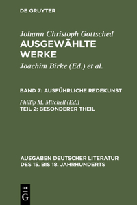 Ausführliche Redekunst. Besonderer Theil