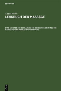 Technik der Massage des Bewegungsapparates, der männlichen und weiblichen Beckenhöhle