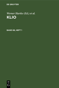 Klio. Band 66, Heft 1