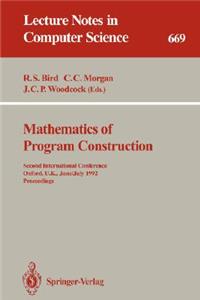 Mathematics of Program Construction