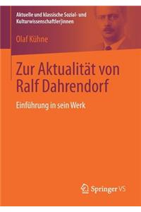 Zur Aktualität Von Ralf Dahrendorf