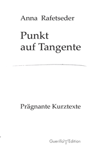 Punkt auf Tangente