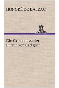 Geheimnisse Der Furstin Von Cadignan