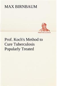 Prof. Koch's Method to Cure Tuberculosis Popularly Treated