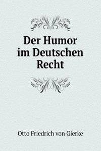 Der Humor im Deutschen Recht