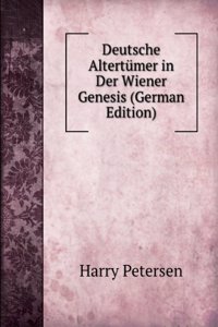 Deutsche Altertumer in Der Wiener Genesis (German Edition)