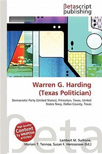 Warren G. Harding (Texas Politician)