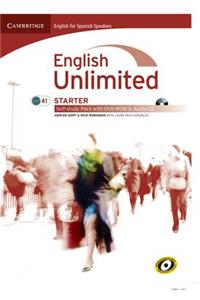 English Unlimited for Spanish Speakers Starter Self-Study Pack (Workbook with DVD-ROM and Audio CD)