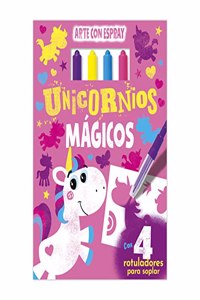 ARTE CON SPRAY - UNICORNIOS MAGICOS