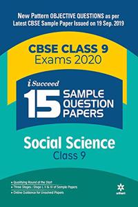 15 Sample Question Papers Social Science Class 9th CBSE 2019-2020 (Old edition)