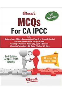 MCQ's For IPCC On Business Laws; Ethics & Communication; Taxation; Auditing & Assurance; Information Technology & Strategic Management