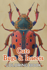 Cute Bugs and Insects Coloring Book