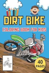 Dirt Bike Coloring Book for Kids