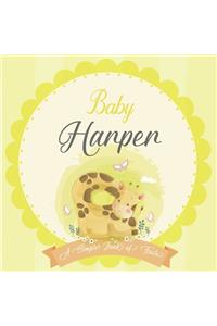 Baby Harper A Simple Book of Firsts
