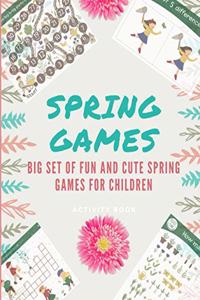 Spring games activity book