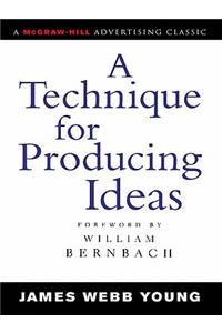 A Technique for Producing Ideas