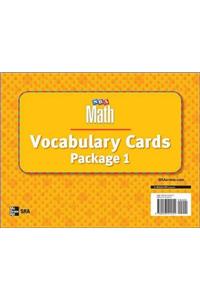 Number Worlds, Vocabulary Card Package I