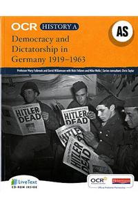 OCR A Level History A: Democracy and Dictatorship in Germany 1919-1963