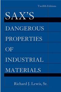 Sax's Dangerous Properties of Industrial Materials, 5 Volume Set