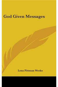 God Given Messages