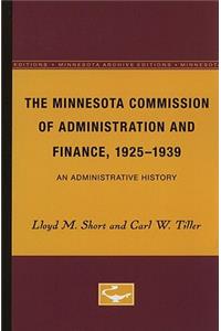 Minnesota Commission of Administration and Finance, 1925-1939