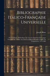 Bibliographie Italico-Française Universelle