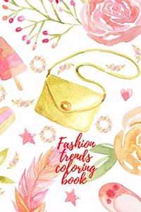 Fashion trends coloring book