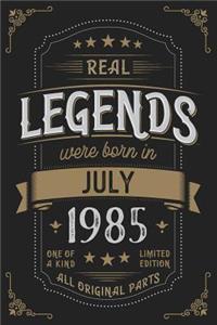 Real Legends were born in July 1985