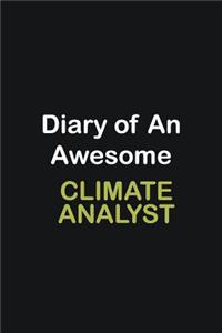 Diary of an awesome Climate Analyst
