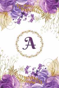 Plan on It Undated 12 Month Weekly Calendar Planner - Personalized Letter a