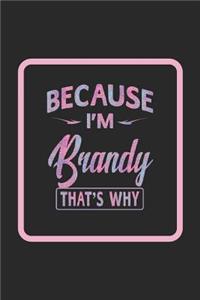 Because I'm Brandy That's Why