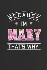 Because I'm Mary That's Why