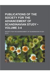 Scandinavian Studies and Notes Volume 3-4