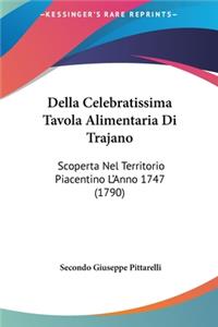 Della Celebratissima Tavola Alimentaria Di Trajano