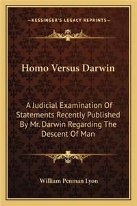 Homo Versus Darwin
