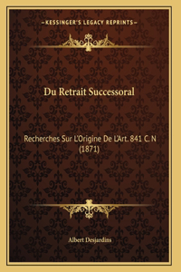 Du Retrait Successoral