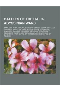 Battles of the Italo-Abyssinian Wars