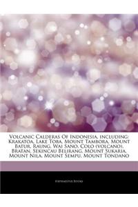 Articles on Volcanic Calderas of Indonesia, Including
