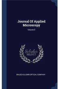 Journal Of Applied Microscopy; Volume 2