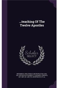 ...teaching Of The Twelve Apostles