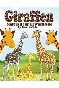 Giraffen Malbuch für Erwachsene