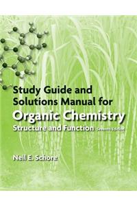 Study Guide/Solutions Manual for Organic Chemistry