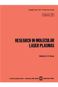 Research in Molecular Laser Plasmas