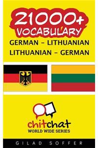21000+ German - Lithuanian Lithuanian - German Vocabulary