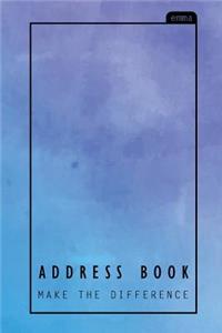Blue Pastel Address Book