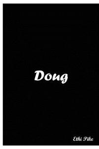 Ethi Pike - Doug / Black Personalized Notebook / Extended Lines / Soft Matte