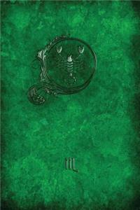 Monogram Scorpio Notebook